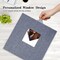 Large Photo Album Self Adhesive 4x6 5x7 8x10 Pictures Linen Cover 40 Blank Pages Magnetic DIY Scrapbook Albums with A Metallic Pen (Gray)